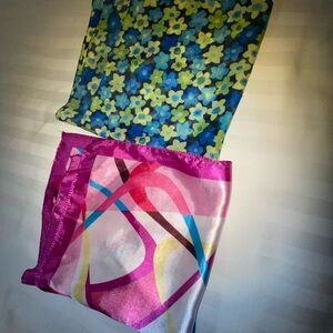 Floral and Abstract Patterned Scarves